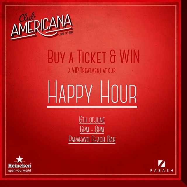 Club Americana Happy Hour - Curaçao Party Guide